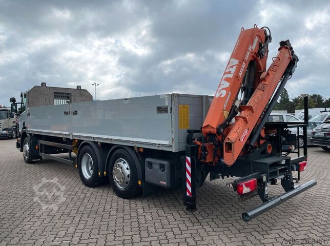 Lastbilsmonterad kran SCANIA P 320 BL 7.4m Pritsche/ Atlas 126.3+FB/ 10m=1.4t