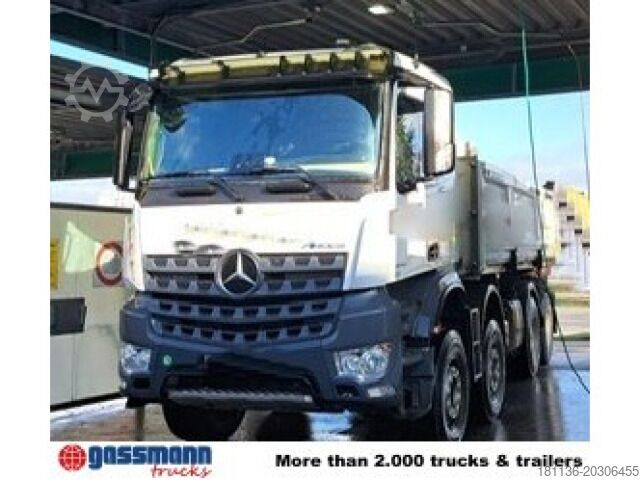Tipper truck Mercedes-Benz Arocs 3445 K 8x4/4, Meiller Bordmatik links