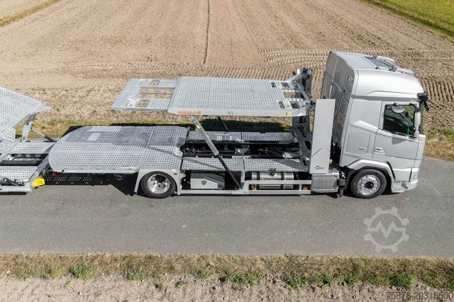 Camion transportator de autoturisme DAF XF Autotransporter für 6 PKW'S VDI Zertifiziert