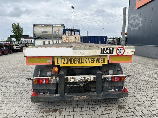 Plataforma remolque Nooteboom OVB-73-04, 73 tons 4-axle Ballast trailer, 3 hy...