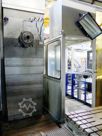 Mesin pengisar tiang bergerak, paksi x=7m, Siemens 840d Scharmann EcoCut 1.6 XZ