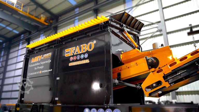 Siebmaschine FABO Screening Machine Sand Screening Washing Plant