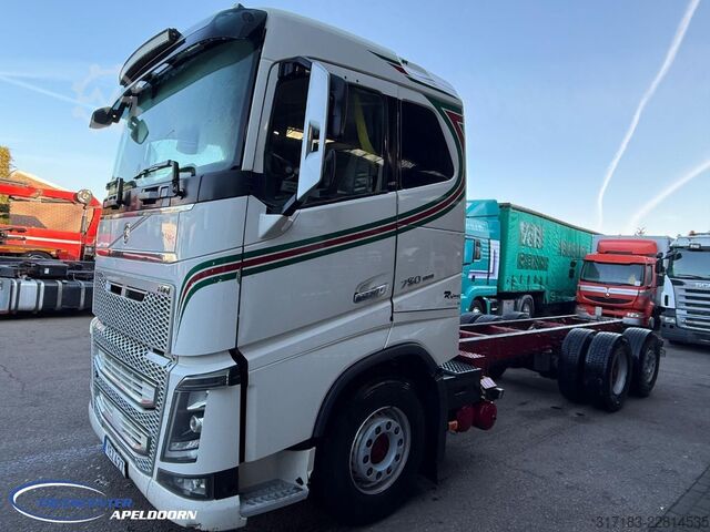 Chasis con cabina Volvo FH 750 Stuuras, Naafreductie, Euro 6, Luchtvering