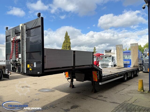 Góndola de cama semirrebajada DAMM SE-54M 40 Ton laadvermogen, Laadrampen, ROR assen