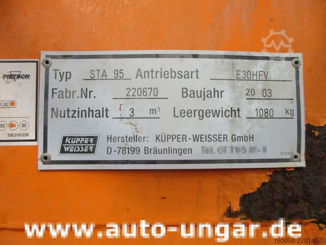 Winterdienstgerät Mercedes-Benz Atego 1523 Winterdienst Küpper-Weisser
