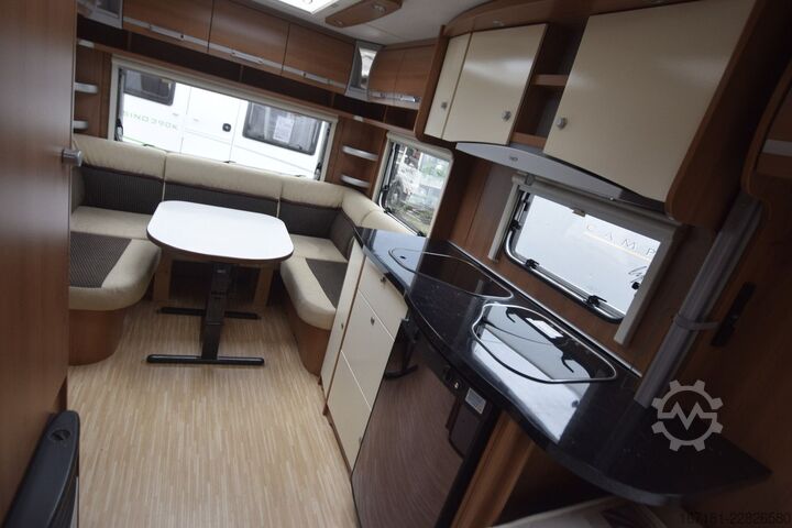 Wohnwagen LMC Musica 470 D mit Mover und Markise