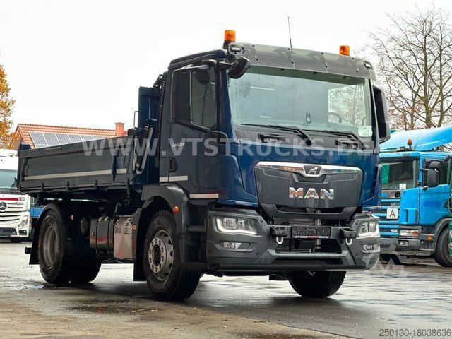 شاحنة قلابة ثلاثية الجوانب MAN TGM 15.320 4x2 Blatt-Luft Meiller-Aufbau +NEU+