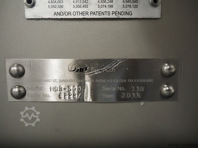 Breading machine JBT Stein HSB-600