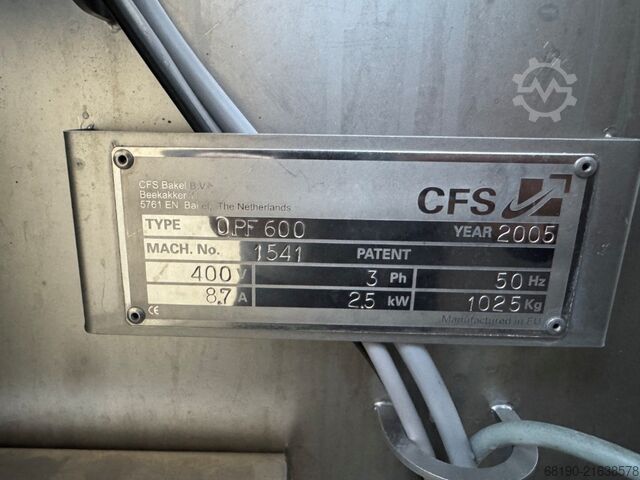 Preduster CFS OptiFlour preduster OPf600