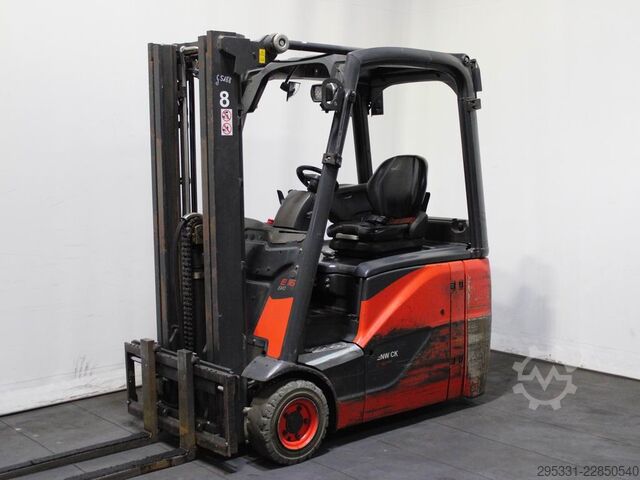 Carrello elevatore elettrico a 3 ruote Linde E 16 H 02 386