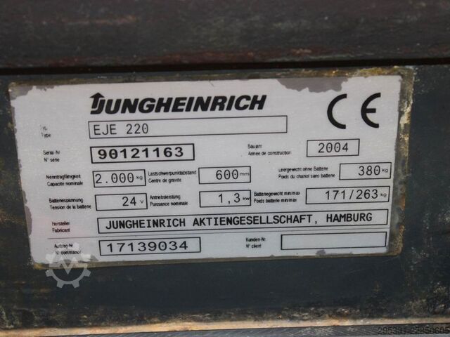 手動パレットジャッキ Jungheinrich EJE 220