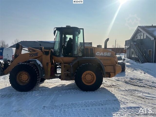 Încărcător pe roți CASE 721E wheel loader w/ bucket. WATCH VIDEO.