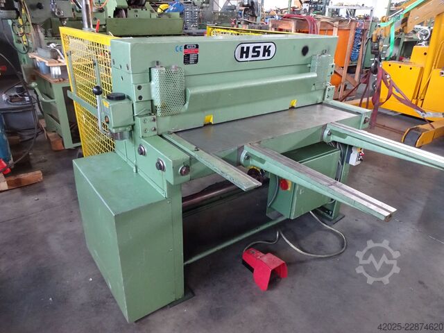 Guillotine shear Huttenlocher und Schäfer Hochhaltung
