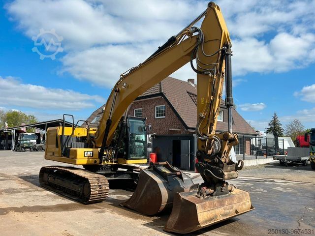 Jentolak rantai CATERPILLAR 320 mit Tieflöffel & Schwenklöffel,Klimaanlage