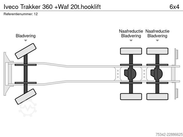 钩臂系统 Iveco Trakker 360 +Waf 20t.hooklift