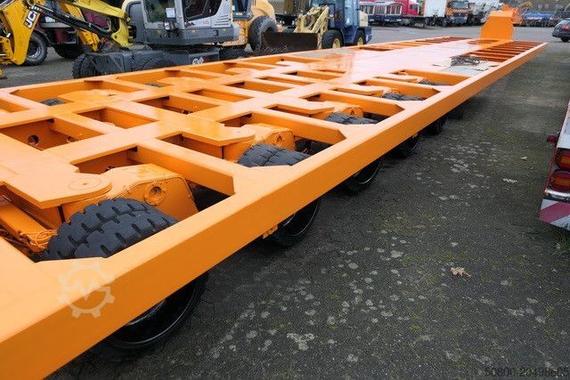 Semiremorcă cu platformă joasă SCHEUERLE SPE 8554, Cargo Master, 85to. NL, gelenkt, 18m