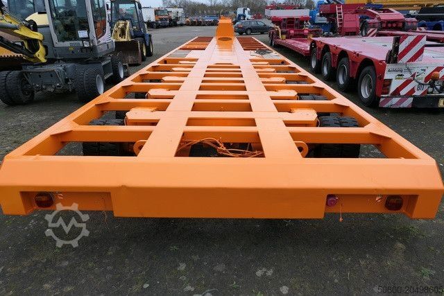 Semiremorcă cu platformă joasă SCHEUERLE SPE 8554, Cargo Master, 85to. NL, gelenkt, 18m