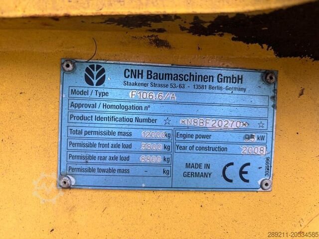 Grader New Holland F 106.6 A