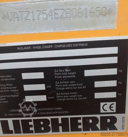 جرافة ذات عجلات LIEBHERR L 538 kein 524 526 542 546 nur 2720 Std.  TOP