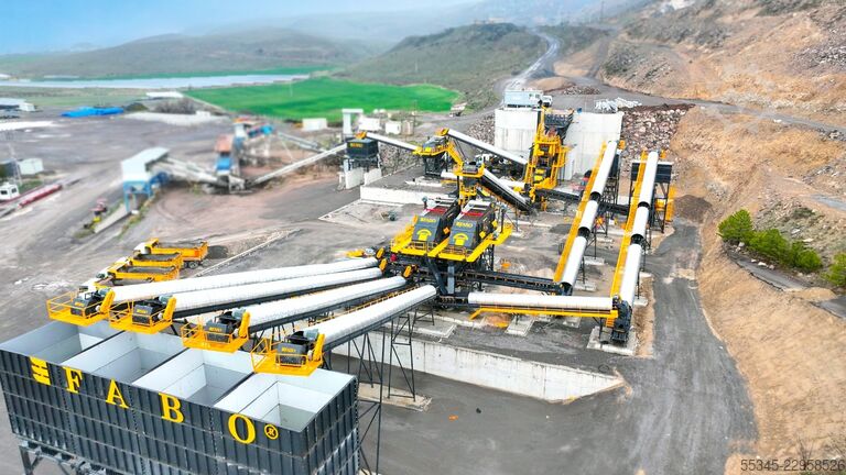 Equipo de trituración FABO Fixed Crusher 500 TPH