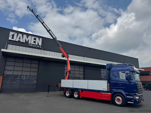 Camion cu macara Scania R730 R 730 V8 6x2 Palfinger PK 18502-SH E
