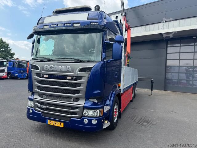 Camion cu macara Scania R730 R 730 V8 6x2 Palfinger PK 18502-SH E