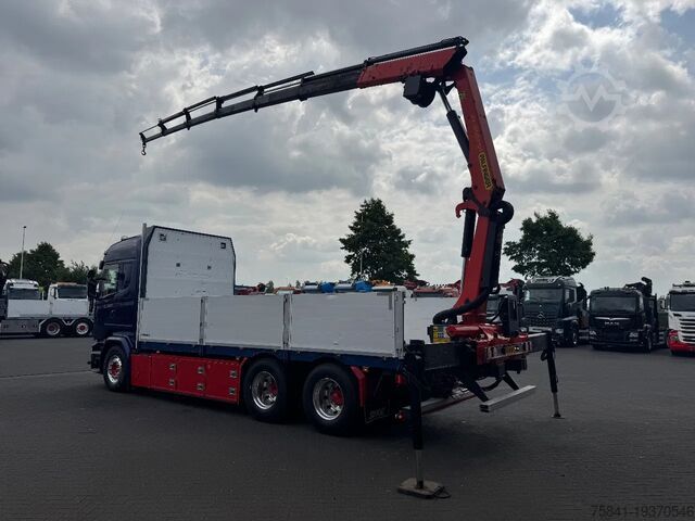 Camion cu macara Scania R730 R 730 V8 6x2 Palfinger PK 18502-SH E