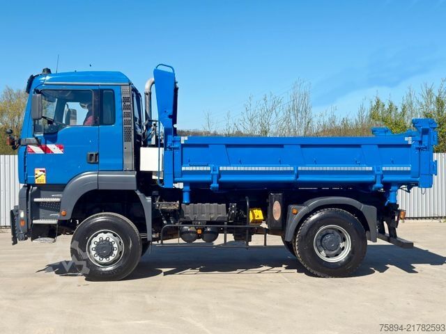 Billenő teherautó MAN TGA 18.410 * Kipper 4,10 m * 4x4 * TOPZUSTAND