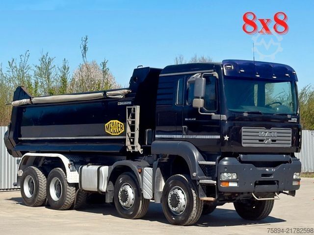 Billenő teherautó MAN TGA 41.430 * KIPPER * 8x8 * TOP