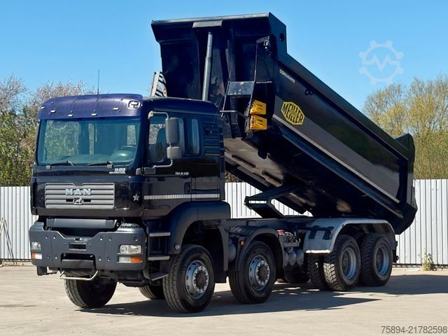 Billenő teherautó MAN TGA 41.430 * KIPPER * 8x8 * TOP