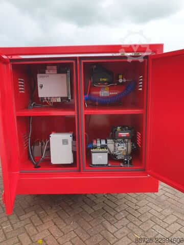 Rimorchio cisterna IBC per carburante  IBC Trailer brandstofwagen