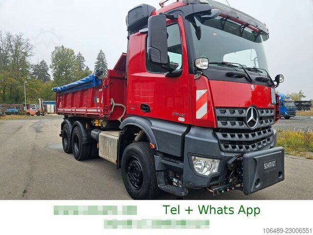 Dreiseitenkipper LKW MERCEDES-BENZ 2642 K 6x4 Blatt/Blatt Meiller