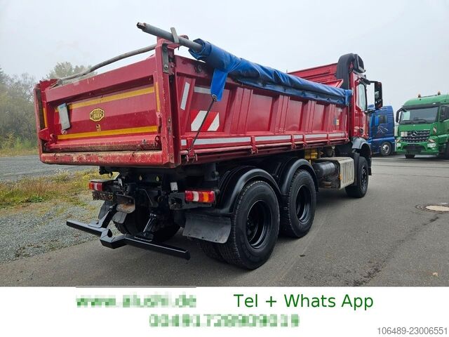 Dreiseitenkipper LKW MERCEDES-BENZ 2642 K 6x4 Blatt/Blatt Meiller