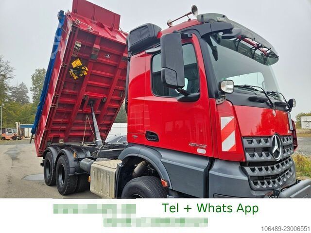 Dreiseitenkipper LKW MERCEDES-BENZ 2642 K 6x4 Blatt/Blatt Meiller