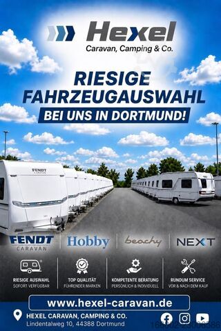 Караван HOBBY Excellent Edition 650 KMFe 2.200 kg Auflastung