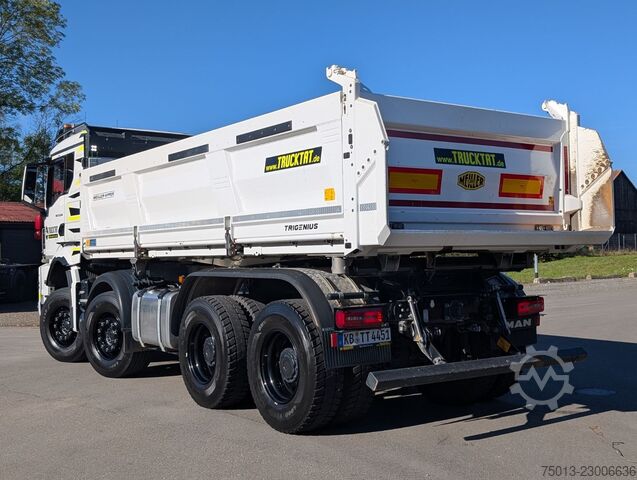 Tre-sidet tipbil MAN TGS 35.520 8x4, 1 Liege, MEILLER Bordmatic,MIETE