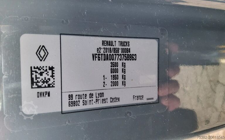 Kola sa kutijama Renault Master 150.35  EURO 6  L2H2 GESLOTEN GRIJS URBA...