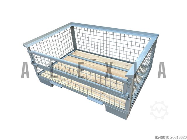 Pallet a listelli Gitterbox 1/2 Halfgitterbox 