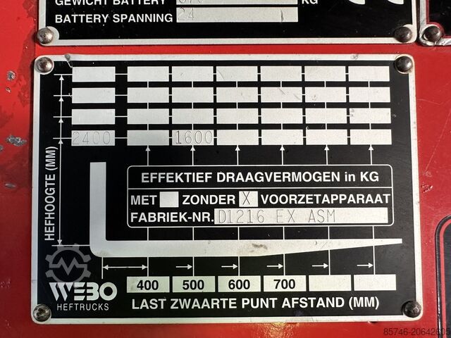 D 1216 ASM - Atex EX 2G / Zone 1 !! NEW battery !! SICHELSCHMIDT D 1216 ASM - Atex EX 2G / Zone 1 !! NEW battery !!