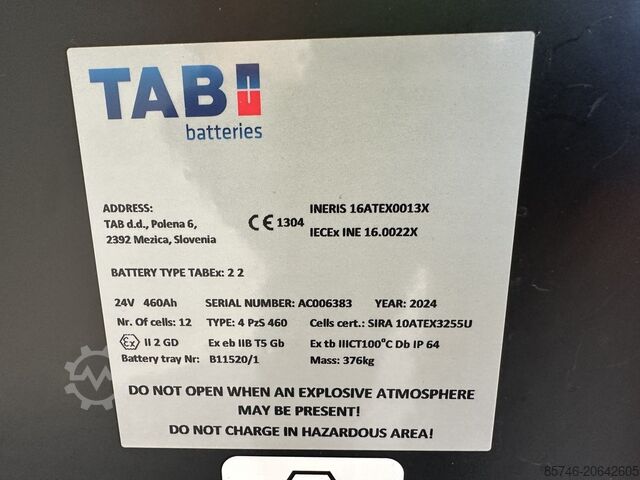 D 1216 ASM - Atex EX 2G / Zone 1 !! NEW battery !! SICHELSCHMIDT D 1216 ASM - Atex EX 2G / Zone 1 !! NEW battery !!