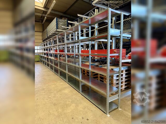 Steckregal 13 lfm SSI Schäfer R3000 Fachbodenregal 249cm hoch, 50cm tief, 6 Lagerebenen