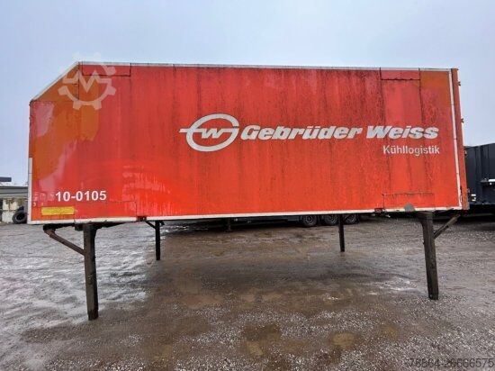 Reboque de chassis intercambiável KöGEL KüHLWECHSELPRITSCHE, DOPPELSTOCK, CARRIER