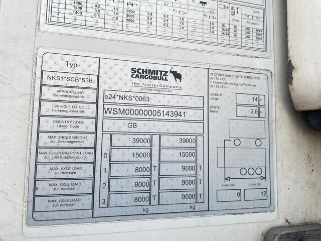 Vận chuyển lạnh/đông lạnh Schmitz Cargobull Fridge Thermoking SLXe Spectrum / Multitemp / S...