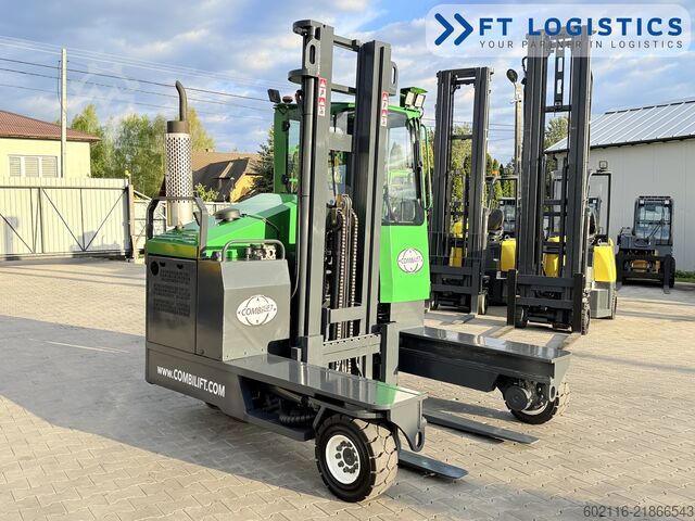4-way forklift Combilift C4000 GAS DUPLEX 4100 FREE-LIFT CABIN