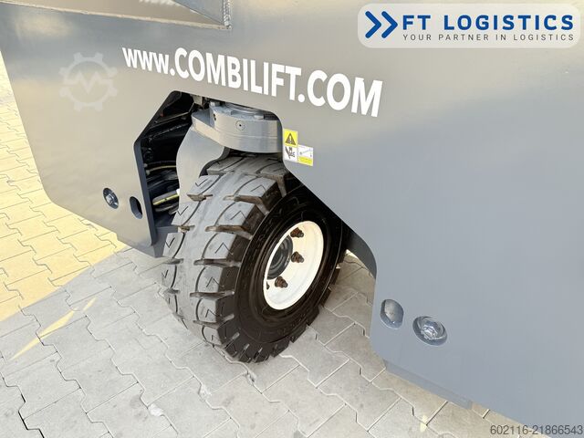 4-way forklift Combilift C4000 GAS DUPLEX 4100 FREE-LIFT CABIN