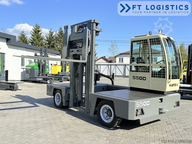бічний навантажувач Hubtex S50D TRIPLEX 6300 FREE-LIFT PLATFORM1600