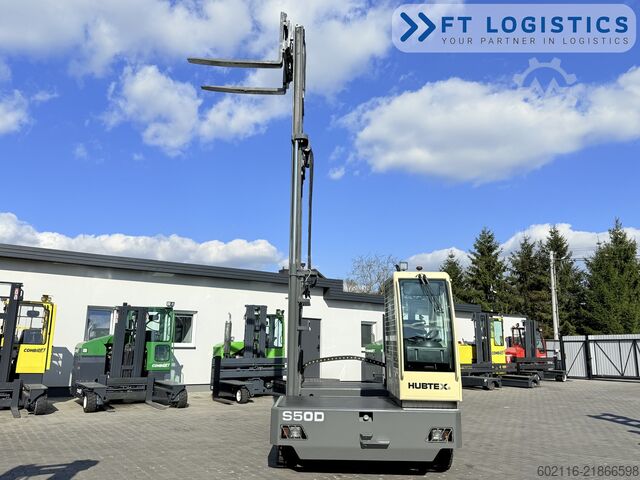 бічний навантажувач Hubtex S50D TRIPLEX 6300 FREE-LIFT PLATFORM1600