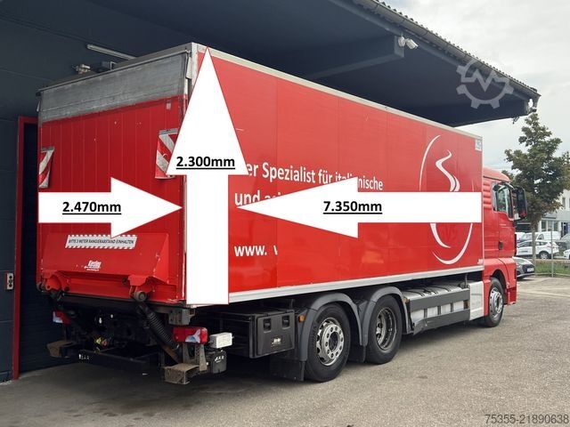 冷蔵トラック MAN TGX 26.440 Retarder Standklima LBW MitsubisTU100