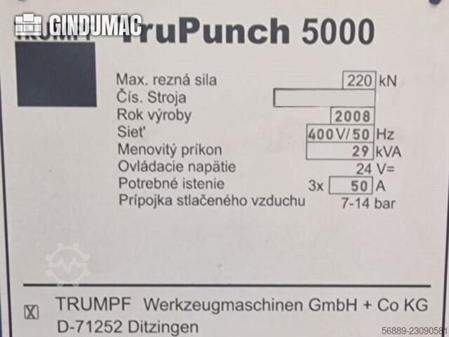  TRUMPF TruPunch 5000