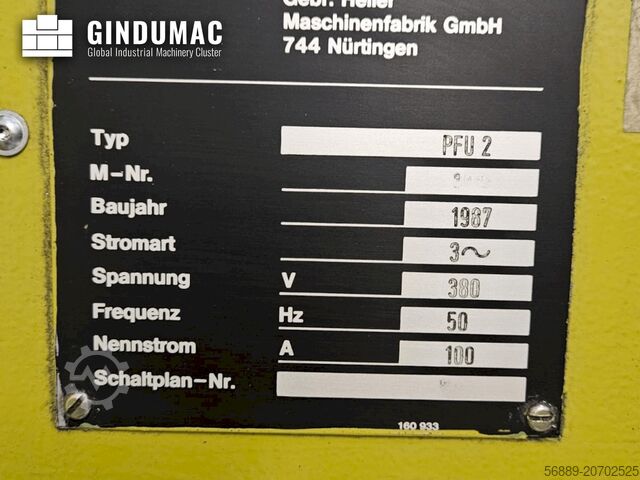 Centre d’usinage vertical HELLER PFU2